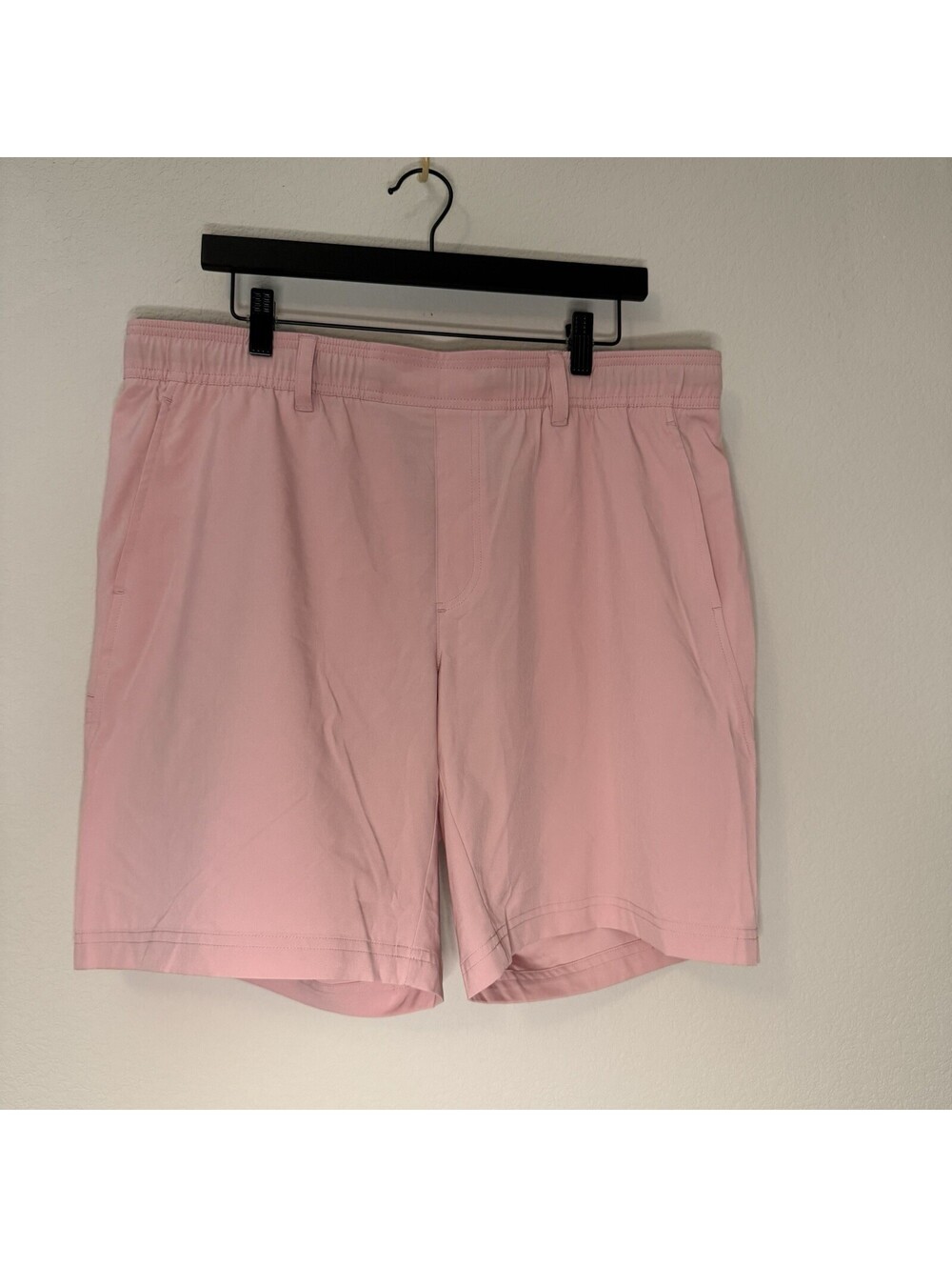 Waggle Golf Shorts Men XL Pink Performance Stretch Elastic Waist Casual